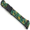 Dog Collar and Leash Set with O-Ring Handle, Green, S view 3