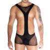 JIPKHL Men's Sexy Mankini Jockstrap Bodysuit, Breathable Thong Underwear view 1
