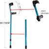 Forearm Crutches with Comfortable Grip, Adjustable, Foldable, Metal, 2-Piece, Lightweight view 2