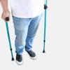 Forearm Crutches with Comfortable Grip, Adjustable, Foldable, Metal, 2-Piece, Lightweight view 4