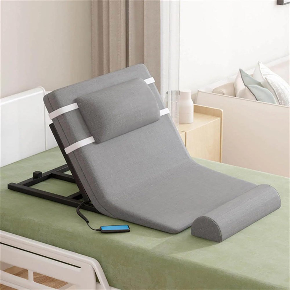 Adjustable Backrest with Headrest for Sleeping, Reading, and Relaxing