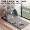 Adjustable Backrest with Headrest for Sleeping, Reading, and Relaxing view 4