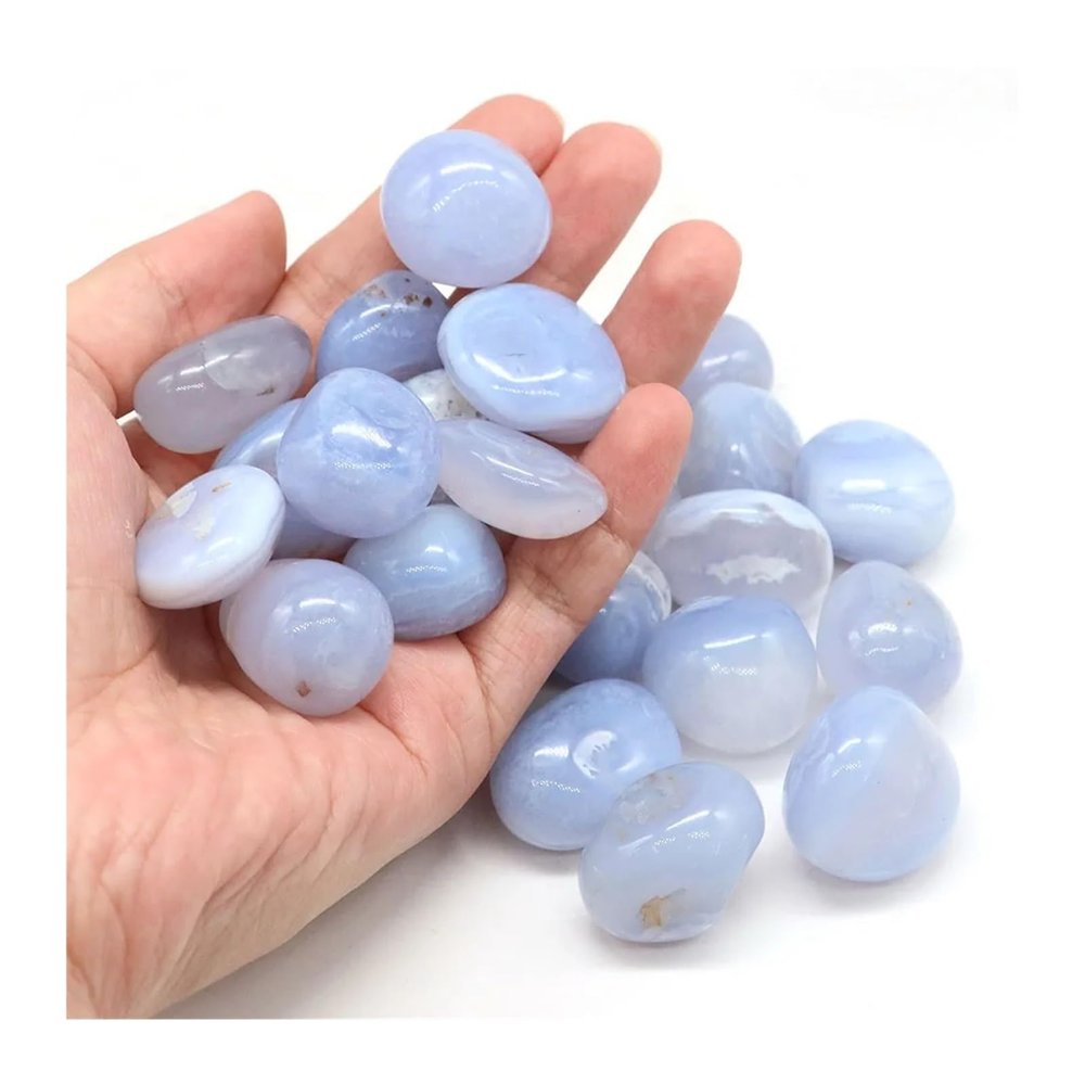 AMZBNEIDI Aquarium Gravel, Moonstone Tumbled Stones, Multicolor, 1040 mm (Color 32, 50 g)