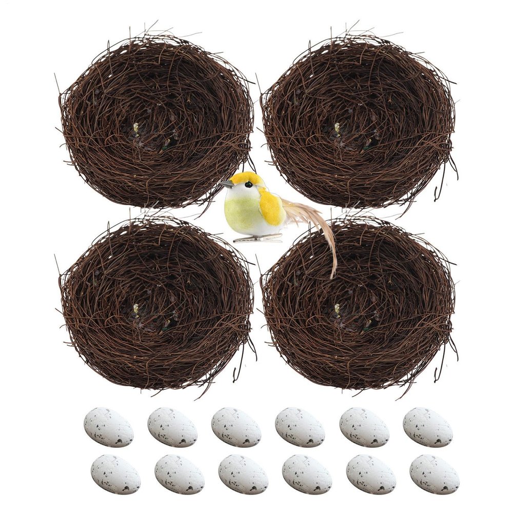 Mimoqk Bird Nest - Handmade Rattan
