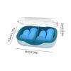 Upgraded Earplugs for Sleeping, Noise Reduction, with Storage Case, Reusable Soft Foam, Blue view 2