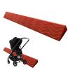 Ramp for Wheelchairs, Scooters & Robot Vacuums, Non-Slip Textured Threshold Ramp, Red, 100 x 12 x 5.5 cm view 1