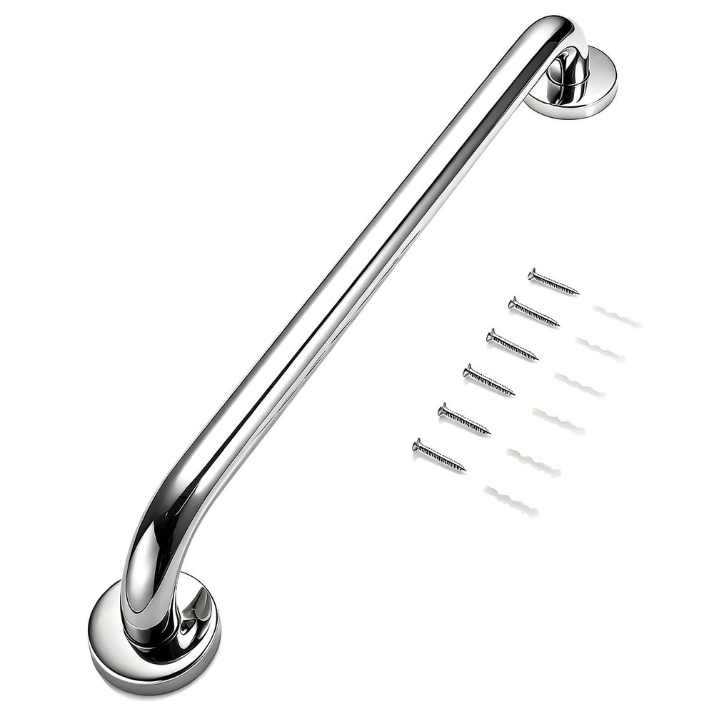 Bathroom Safety Grab Bar, High Load Capacity, Non-Slip Grip for Shower, Bathtub, or Toilet, Disability Aid, 304 Stainless Steel, 80 cm