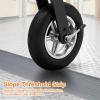 Self-Adhesive Threshold Ramp, Non-Slip PVC Strip, Cuttable, for Robot Vacuums, Wheelchairs and Scooters, 2100 × 1.6 × 5.5 cm view 4