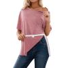 Post-Shoulder-Surgery Recovery Shirt, Tear-Away, Half-Sleeve, Full-Open Side Snaps, Chemo Adaptive Unisex Clothing view 1