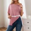 Post-Shoulder-Surgery Recovery Shirt, Tear-Away, Half-Sleeve, Full-Open Side Snaps, Chemo Adaptive Unisex Clothing view 2