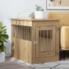 Lumanois Furniture-Style Dog Crate, Artisan Oak, 55 x 80 x 68 cm view 1