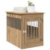 Lumanois Furniture-Style Dog Crate, Artisan Oak, 55 x 80 x 68 cm view 3