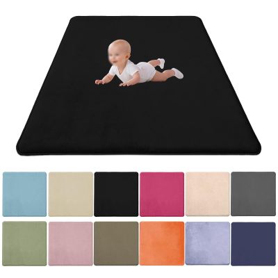 2 cm Coral Velvet Baby Play Mat, Non-Slip, 100 x 150 cm