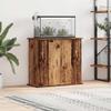 Lumanois Aquarium Stand, Reclaimed Wood Look, 81 x 36 x 73 cm view 3