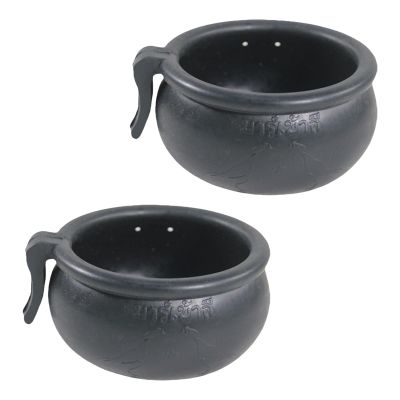 2-Pack Rubber Chicken Feeding Bowls with Hanging Design