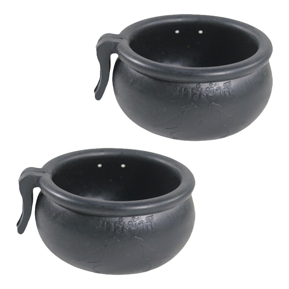 2-Pack Rubber Chicken Feeding Bowls with Hanging Design