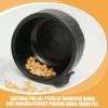 2-Pack Rubber Chicken Feeding Bowls with Hanging Design view 3
