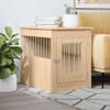 Lumanois Furniture-Style Dog Crate, Sonoma Oak, 55 x 80 x 68 cm, Engineered Wood, 27.62 kg, 838325 view 2