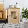 Lumanois Furniture-Style Dog Crate, Sonoma Oak, 55 x 80 x 68 cm, Engineered Wood, 27.62 kg, 838325 view 3