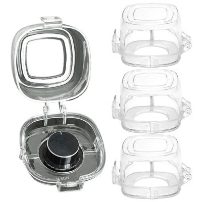 4-Piece Heat-Resistant Stove Knob Safety Covers