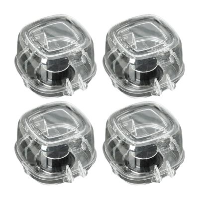 4-Piece Heat-Resistant Stove Knob Covers for Child Safety
