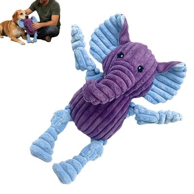 Squeaky Dog Toy - Plush Animal Shape