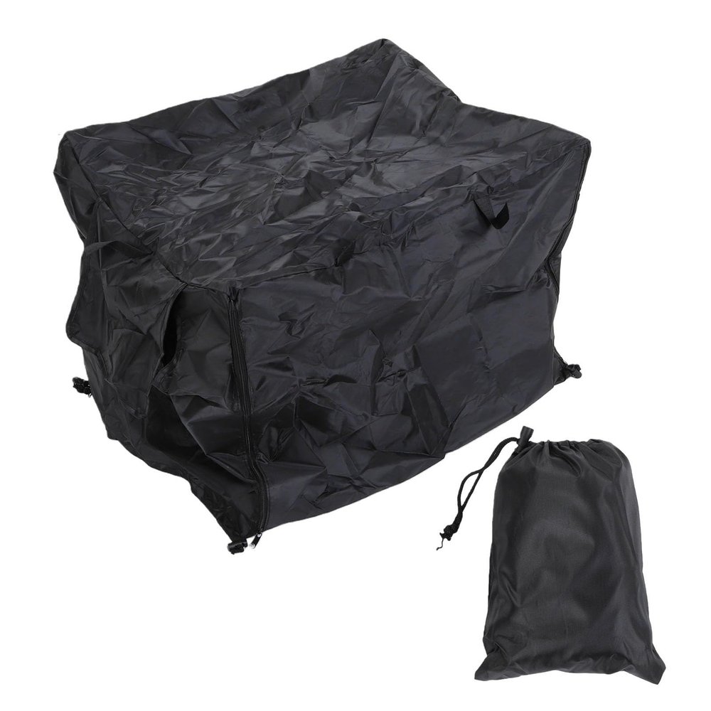 Yechiry Dog Crate Cover, 210D Oxford Fabric, Weatherproof, Dustproof, Light-Blocking, with Roll-Up Windows, Breathable Design and Secure Bottom Buckles (Black)