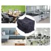 Yechiry Dog Crate Cover, 210D Oxford Fabric, Weatherproof, Dustproof, Light-Blocking, with Roll-Up Windows, Breathable Design and Secure Bottom Buckles (Black) view 3