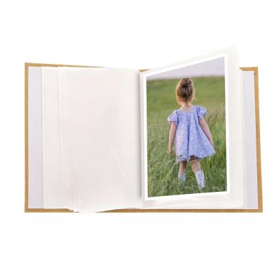 Colorful Children's Photo Album Keepsake with Heart and Footprint Design