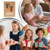 Colorful Children's Photo Album Keepsake with Heart and Footprint Design view 4