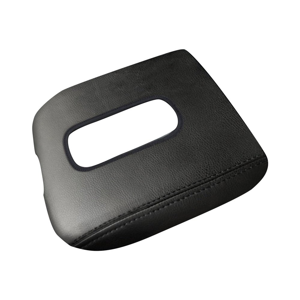 Kaeltsyn Fiber Center Console Cover for 2019–2023 Pickup Trucks, Scratch Protection, Leather Armrest Pad