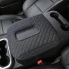 Kaeltsyn Fiber Center Console Cover for 2019–2023 Pickup Trucks, Scratch Protection, Leather Armrest Pad view 4