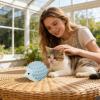 Catnip Toy for Cats - Rolling Chew Ball Teaser view 3