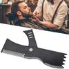 Ycauty Beard Shaping Template, Precision Styling Tool, 360° Rotation, Black view 3