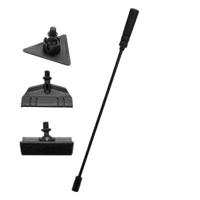 Aquarium Cleaning Set with Long-Handled Scraper and Brush