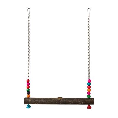 Chicken Coop Swing - Wooden Hanging Toy for Poultry