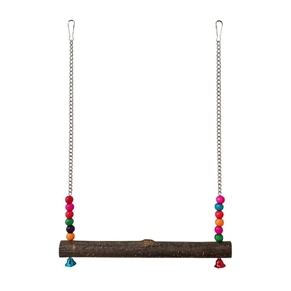 Chicken Coop Swing - Wooden Hanging Toy for Poultry