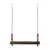 Chicken Coop Swing - Wooden Hanging Toy for Poultry view 1