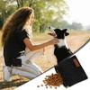 Dog Treat Pouch, Hands-Free Waist Training Bag with Carabiner Clip, Portable Reward Bag for Puppies, for Walks, Travel, and Outdoor Agility, Black, 2 Pack view 3
