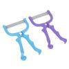 Omquot Facial Hair Remover, Portable Spring Epilator, Stainless Steel, Purple view 3