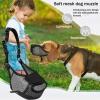 Adjustable Dog Muzzle, Breathable, Prevents Biting, Licking, Size L view 4