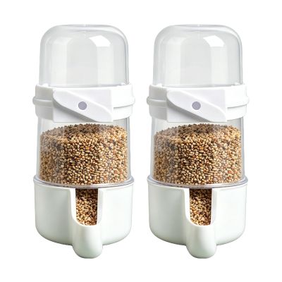Bird Water and Feed Station, Hanging, Automatic for Small Parrots