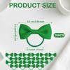 20-Piece Set of Kids' Hair Ties with Bows, Green view 2