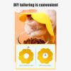Adjustable Sunflower Recovery Cone Collar for Cats and Kittens view 3