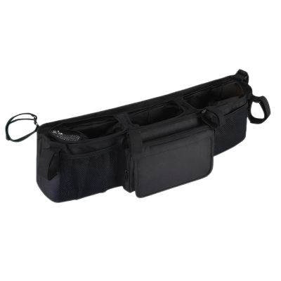 Foldable Organizer for Double Strollers, Lightweight, 3 Compartments