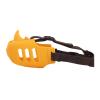 Silicone Dog Muzzle, Rhinoceros Design, Soft Basket with Adjustable Strap view 3