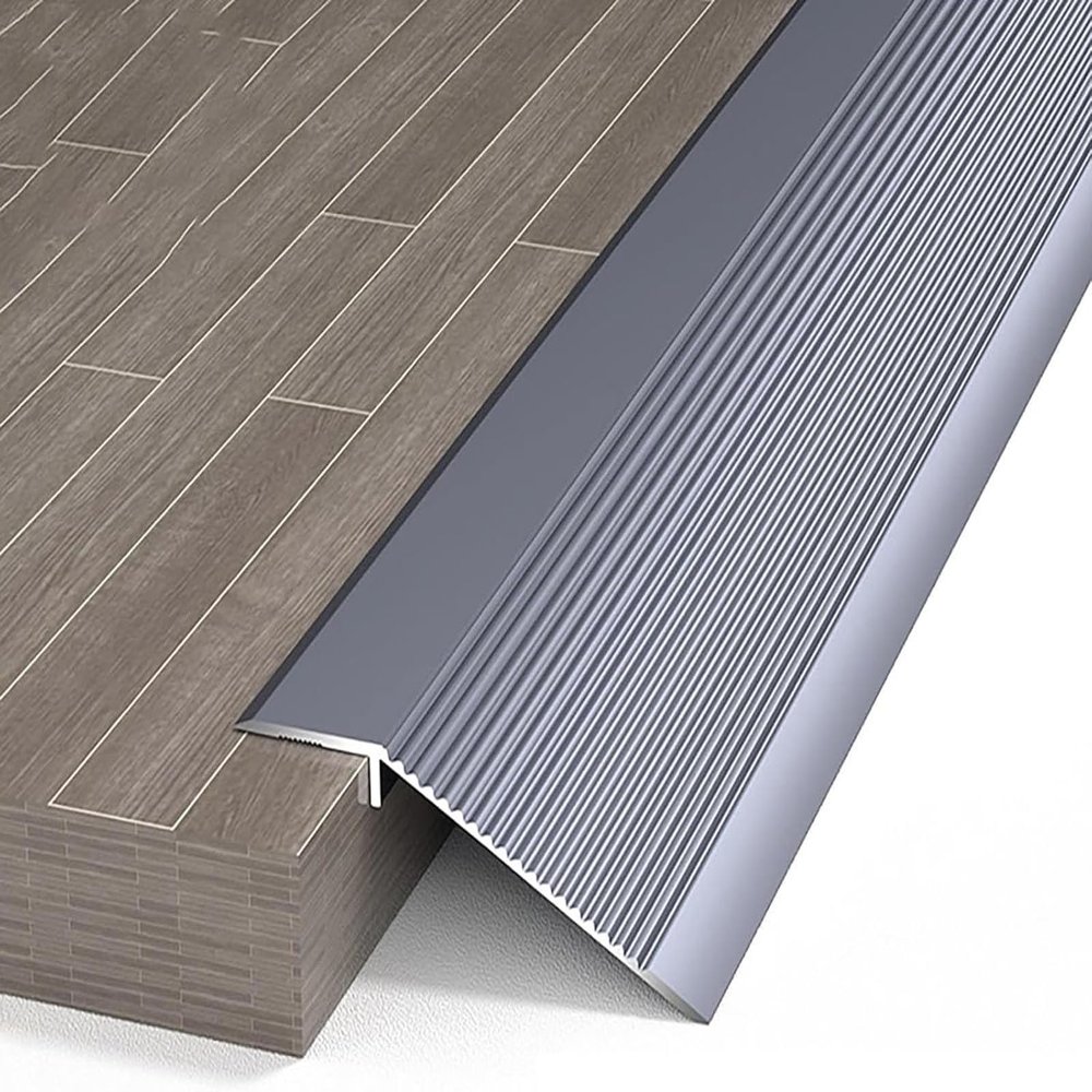 Portable Aluminum Alloy Wheelchair Ramp with Non-Slip Bottom for Doors and Stairs