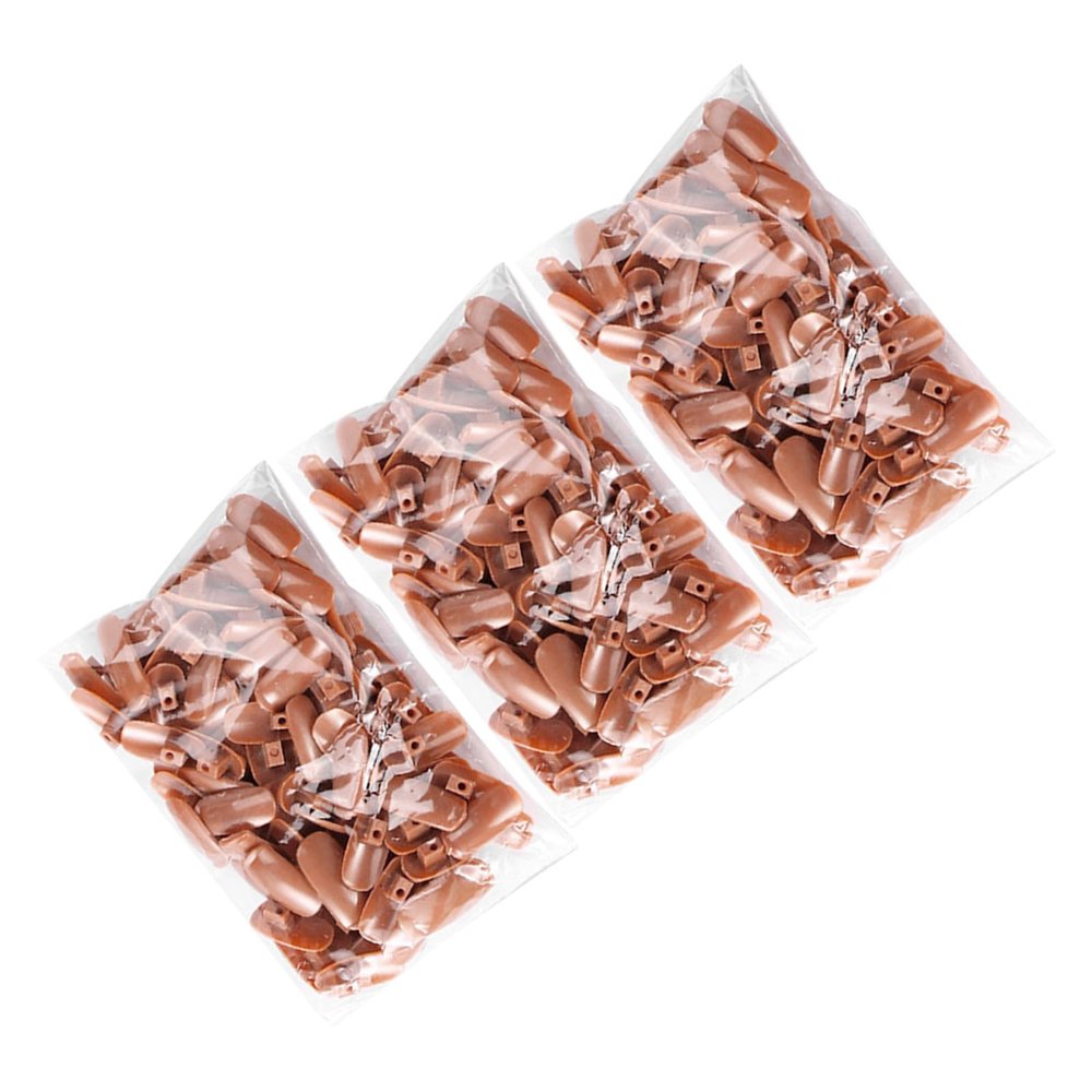 HOMOCONO Artificial Nail Tips for Practice, Smooth Surface, 300 Pieces