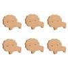 NLQCSXWEP Animal-Shaped Beech Wood Cabinet and Drawer Knobs, 6-Pack view 1