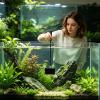 Aquarium Cleaning Tool with Long Handle for Freshwater and Saltwater Tanks view 2